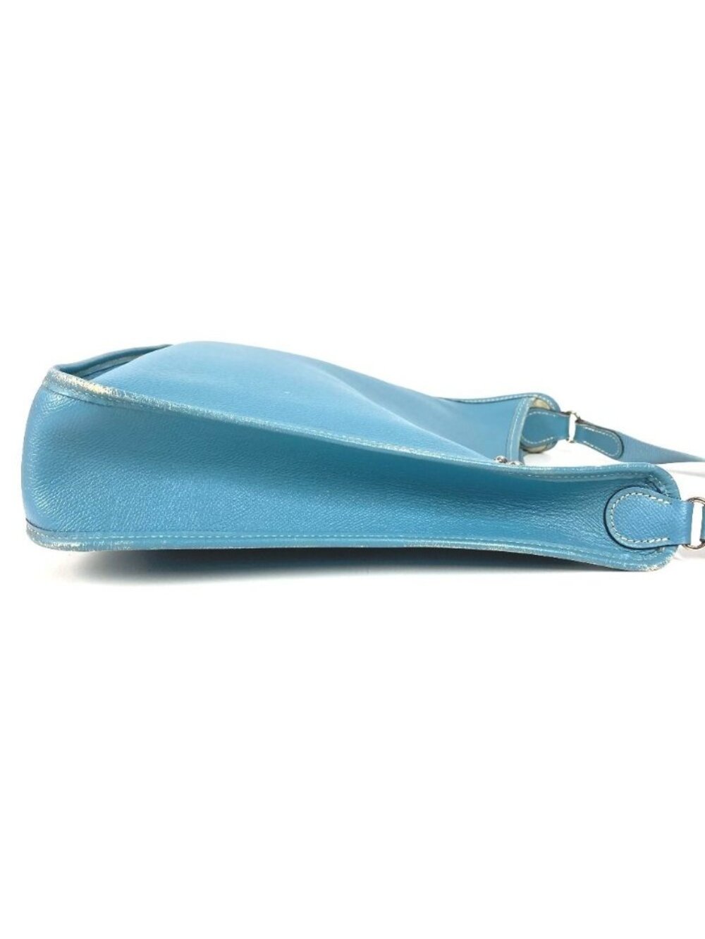 Hermes Shoulder Bag Vespa PM Leather Blue Jean - Picture 3 of 9